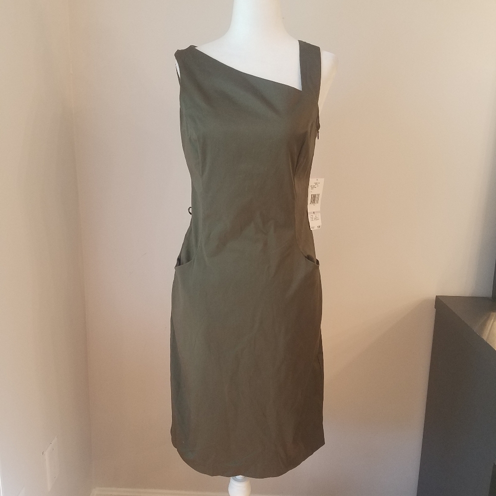 Nine West army green dress